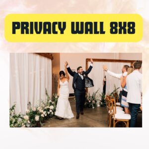 Privacy Wall – Adjustable Event Privacy Divider (8×8 to 10×12)