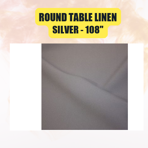 Round Table Linen 108" | Floor-Length Fit for 48" Round Tables | 40+ Color Options - Image 47