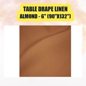 Table Drape Linen 6″...