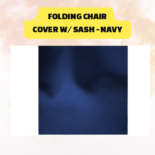 Folding Chair Cover with Sash – Elegant Event Chair Cover (Multiple Colors) - Image 31