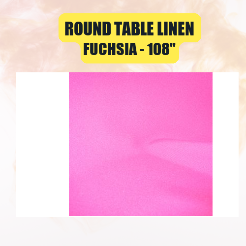 Round Table Linen 108" | Floor-Length Fit for 48" Round Tables | 40+ Color Options - Image 19