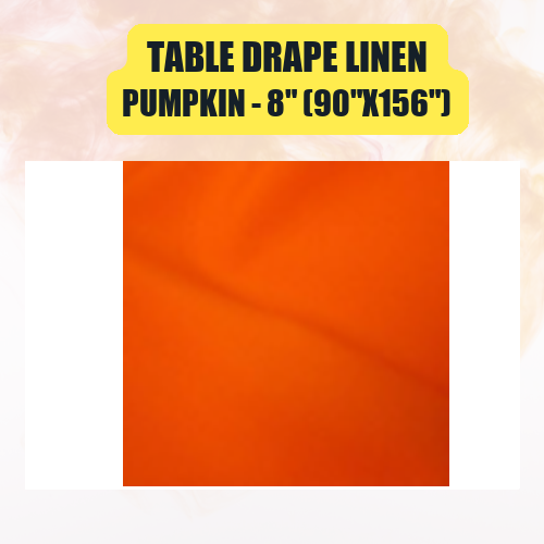 Table Drape Linen, 8" (90"x156") - Image 37