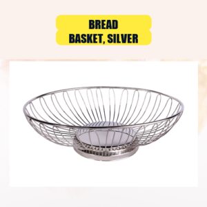 Bread Basket, Silver |...