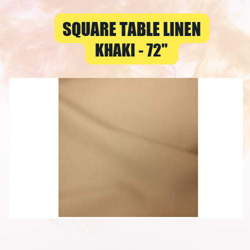 Square Table Linen, 72" | Elegant Event Tablecloth in 40+ Colors - Image 26