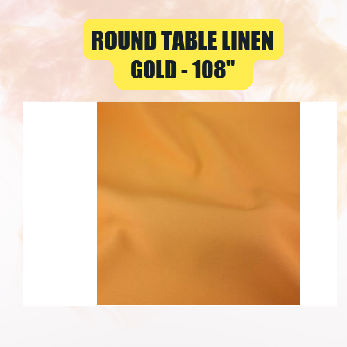 Round Table Linen 108" | Floor-Length Fit for 48" Round Tables | 40+ Color Options - Image 20