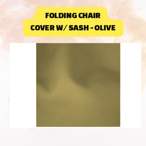 Folding Chair Cover with Sash – Elegant Event Chair Cover (Multiple Colors) - Image 32