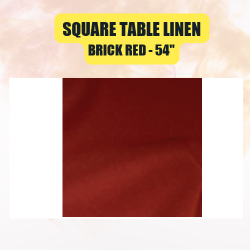 Square Table Linen 54" | Premium Overlay Tablecloth in 40+ Colors - Image 4
