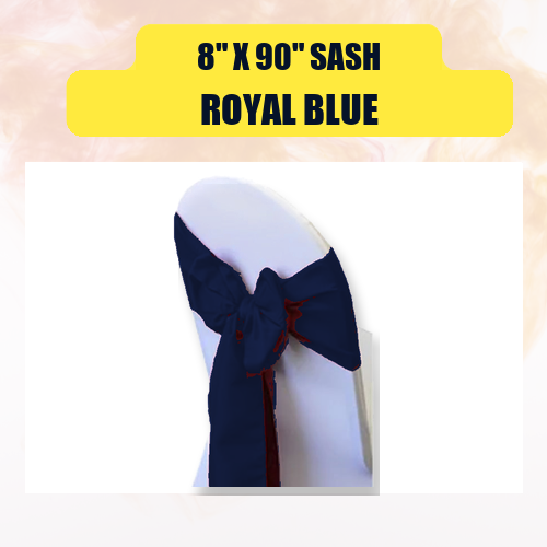 Sash 8" x 90" | Chair Sash Linen for Weddings & Events - Image 43