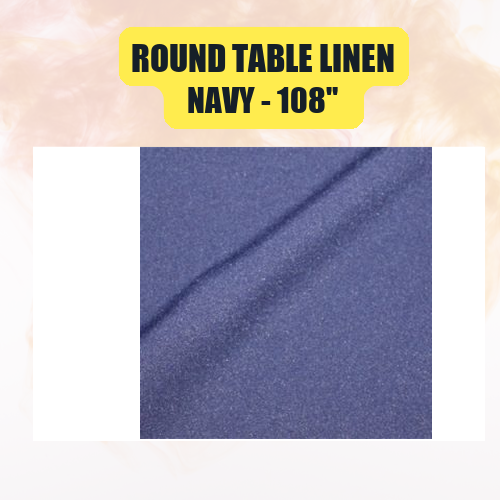 Round Table Linen 108" | Floor-Length Fit for 48" Round Tables | 40+ Color Options - Image 31