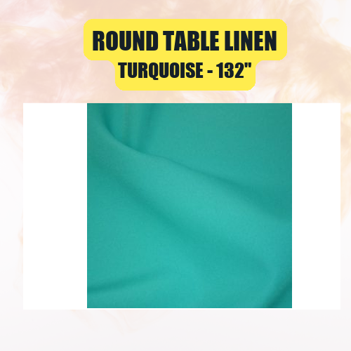 Round Table Linen 132" | Floor-Length Tablecloth for 72" Round Tables - Image 50
