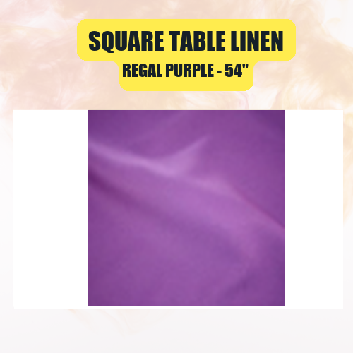 Square Table Linen 54" | Premium Overlay Tablecloth in 40+ Colors - Image 39