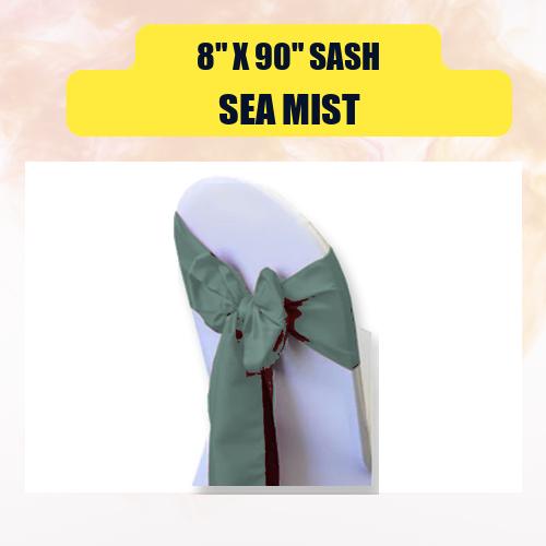 Sash 8" x 90" | Chair Sash Linen for Weddings & Events - Image 44