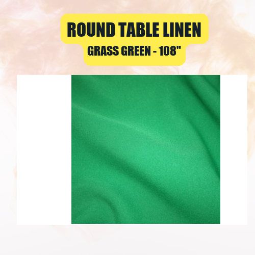 Round Table Linen 108" | Floor-Length Fit for 48" Round Tables | 40+ Color Options - Image 21