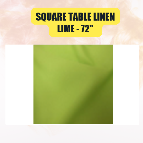 Square Table Linen, 72" | Elegant Event Tablecloth in 40+ Colors - Image 28