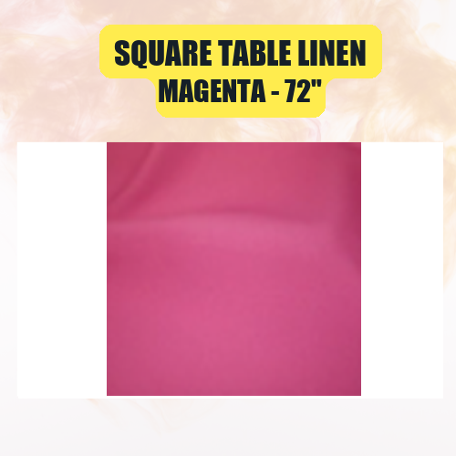 Square Table Linen, 72" | Elegant Event Tablecloth in 40+ Colors - Image 29