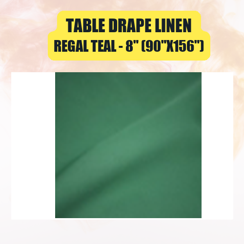 Table Drape Linen, 8" (90"x156") - Image 42