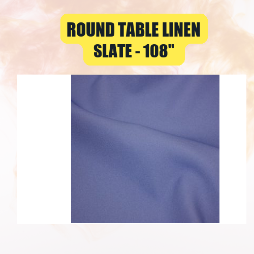 Round Table Linen 108" | Floor-Length Fit for 48" Round Tables | 40+ Color Options - Image 48