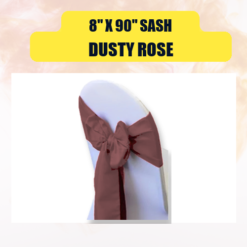 Sash 8" x 90" | Chair Sash Linen for Weddings & Events - Image 17