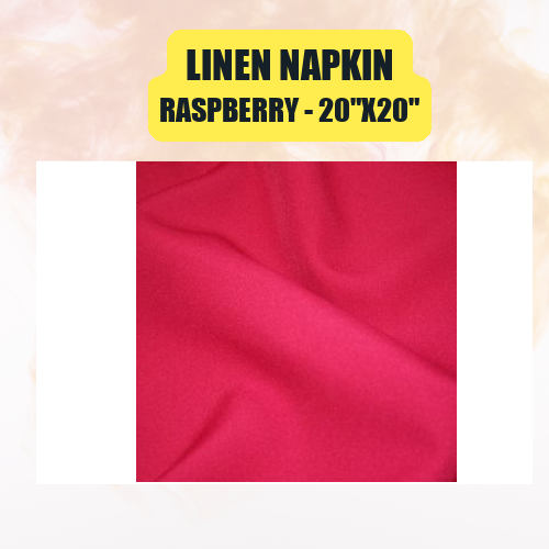Premium Linen Napkin 20″x20″ | Elegant Cloth Napkins in 40+ Colours - Image 38