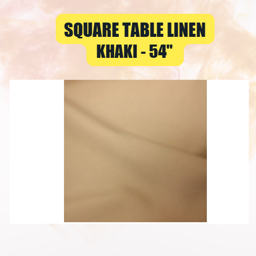 Square Table Linen 54" | Premium Overlay Tablecloth in 40+ Colors - Image 26