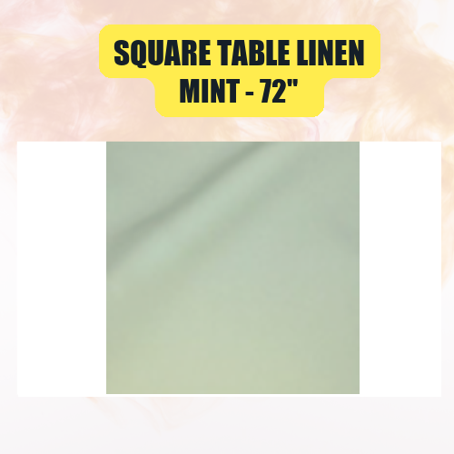 Square Table Linen, 72" | Elegant Event Tablecloth in 40+ Colors - Image 30