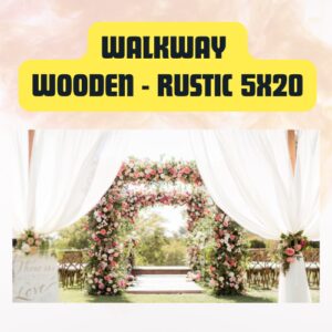 Rustic Wooden Walkway | Event Pathway 5x20
