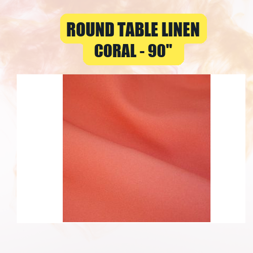 Round Table Linen 90" | Premium Event Tablecloth | 40+ Colors Available - Image 14