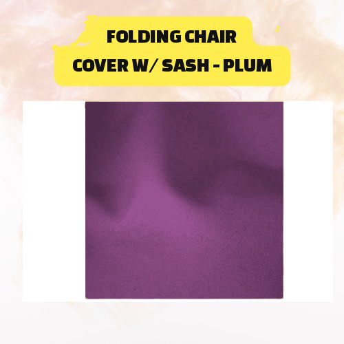 Folding Chair Cover with Sash – Elegant Event Chair Cover (Multiple Colors) - Image 36