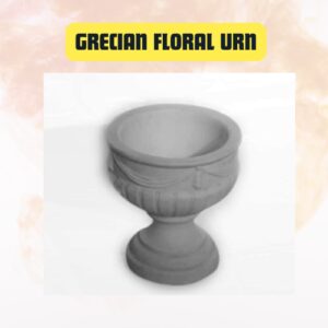 Grecian Floral Decorative Urn...