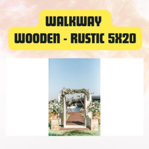 Rustic Wooden Walkway | Event Pathway 5×20