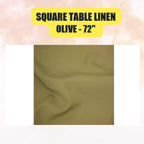 Square Table Linen, 72" | Elegant Event Tablecloth in 40+ Colors - Image 32