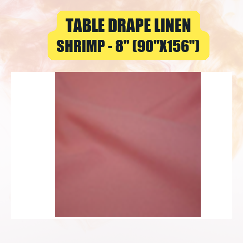 Table Drape Linen, 8" (90"x156") - Image 45