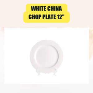 White China, Chop Plate...