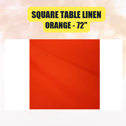 Square Table Linen, 72" | Elegant Event Tablecloth in 40+ Colors - Image 33