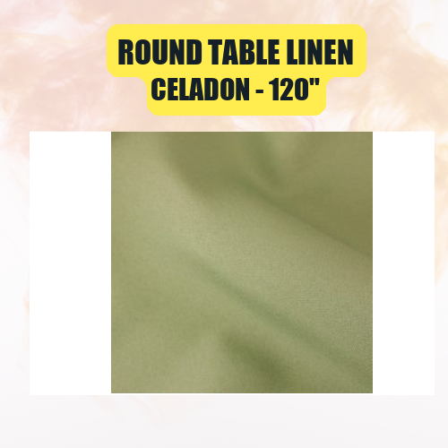 Round Table Linen 120" | Floor-Length Tablecloth for 60" Round Tables - Image 9