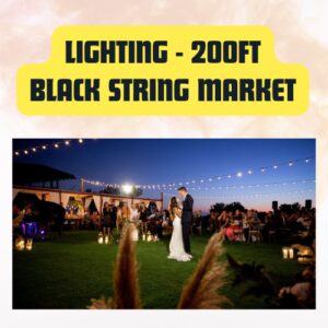 Black String Market Lighting...