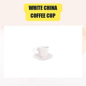 White China, Coffee Cup...