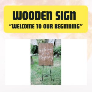 Wooden Sign – “Welcome...