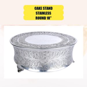 Cake Stand Stainless Round...