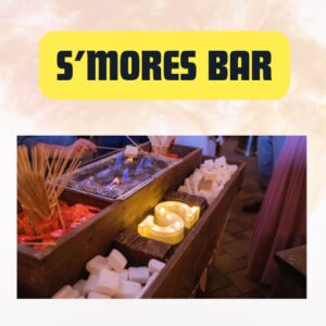 S’mores Bar Rental – Interactive Dessert Station for Weddings & Events