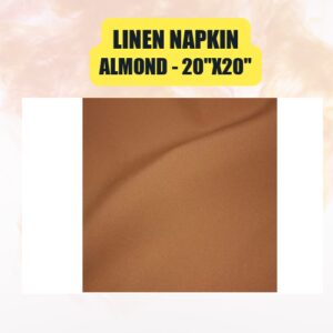 Premium Linen Napkin 20″x20″ | Elegant Cloth Napkins in 40+ Colours