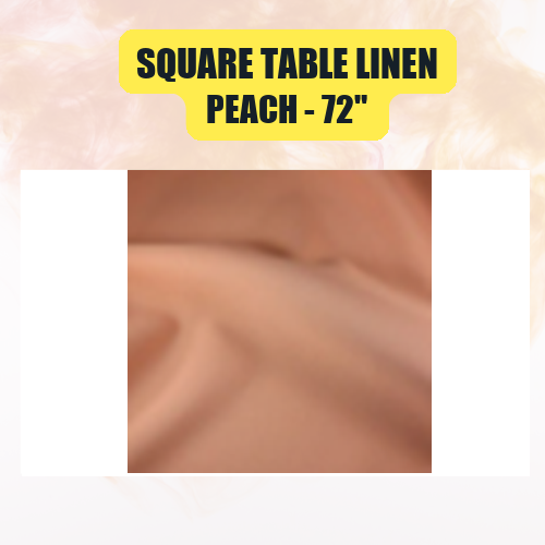 Square Table Linen, 72" | Elegant Event Tablecloth in 40+ Colors - Image 34