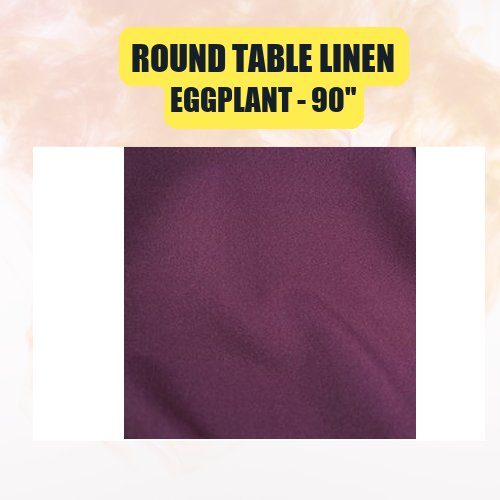 Round Table Linen 90" | Premium Event Tablecloth | 40+ Colors Available - Image 17