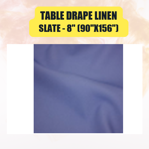 Table Drape Linen, 8" (90"x156") - Image 47