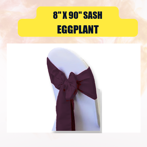 Sash 8" x 90" | Chair Sash Linen for Weddings & Events - Image 18
