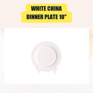 White China, Dinner Plate...