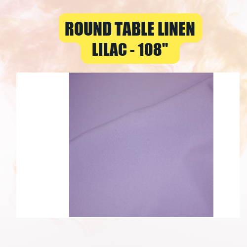 Round Table Linen 108" | Floor-Length Fit for 48" Round Tables | 40+ Color Options - Image 27