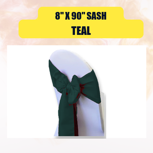 Sash 8" x 90" | Chair Sash Linen for Weddings & Events - Image 48