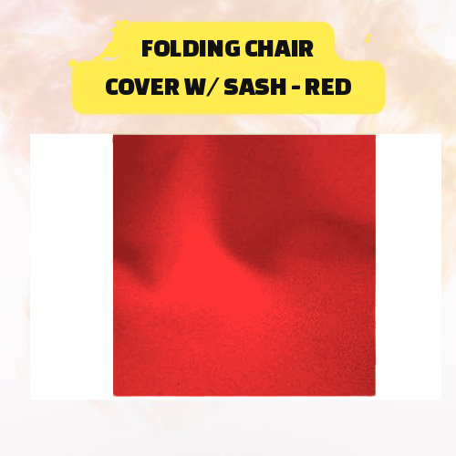 Folding Chair Cover with Sash – Elegant Event Chair Cover (Multiple Colors) - Image 39