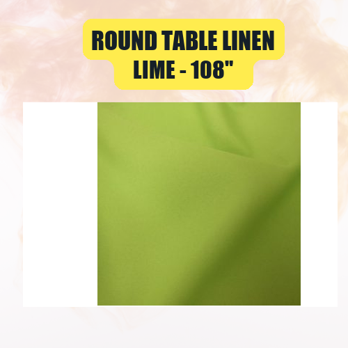Round Table Linen 108" | Floor-Length Fit for 48" Round Tables | 40+ Color Options - Image 28